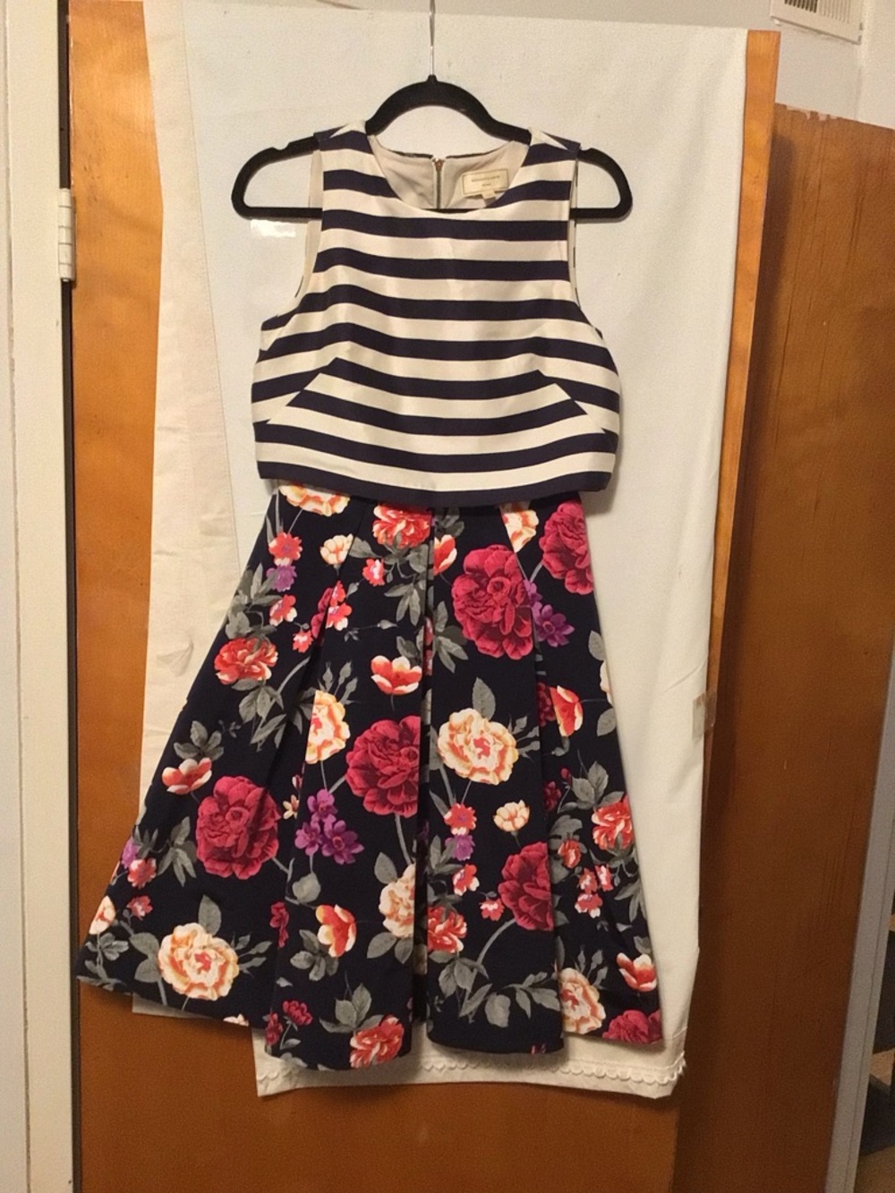 Moulinette Soeurs multi print boxy dress SZ 2